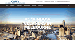 Desktop Screenshot of camswindowcleaning.com.au